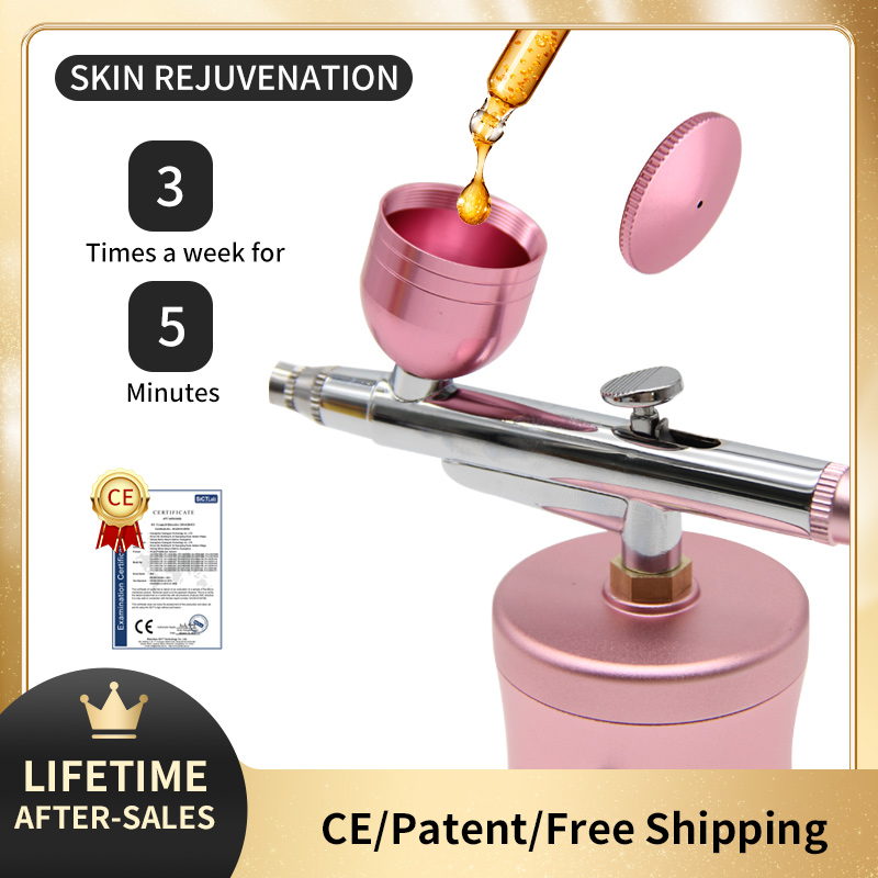 Airbrush Kit With Mini Compressor - มินิ AirbrushNano ออกซิเจนแรงดันหัวฉีดสำหรับครัวเรือนสเปรย์แอร์คอมเพรสเซอร์ชุดเล็บศิลปะงานฝีมือเค้กพ่นหมอก