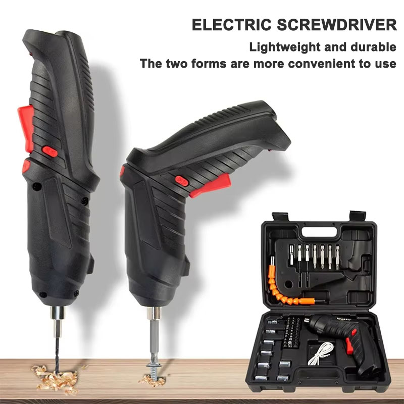 Electric Screwdriver Rechargeable Usb - ชุดไขควงไฟฟ้า 3.6V เครื่องมือไฟฟ้าแบบชาร์จไร้สายพร้อมแบตเตอรี่ 1800mAh สำหรับงานซ่อมบำรุงเฟอร์นิเจอร์ DIY