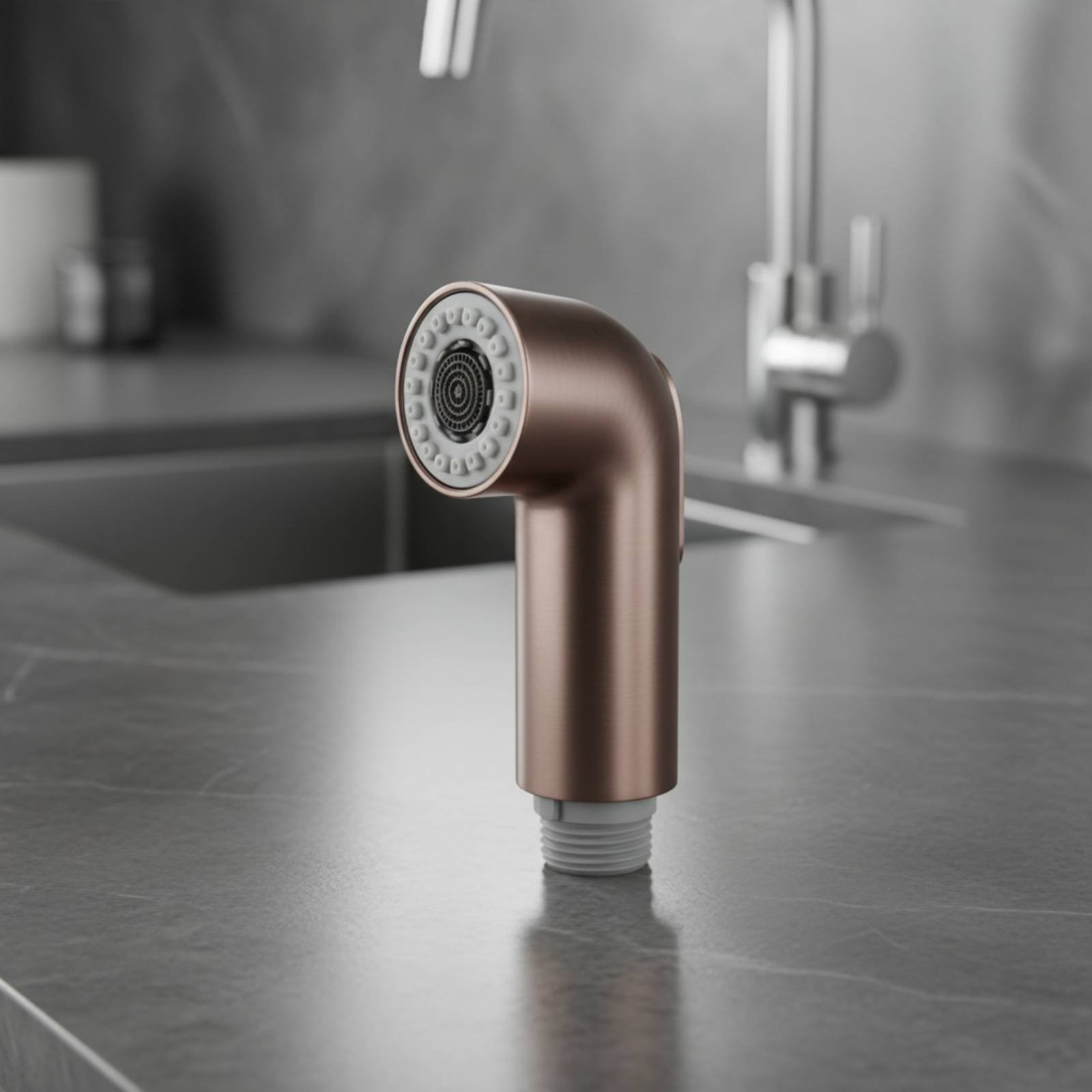 Plumbing - หัวก๊อกน้ำ 2 ฟังก์ชั่น หัวฉีดพ่นน้ำอเนกประสงค์ หัวฉีดน้ำแบบมือถือ ชุบโครเมียม