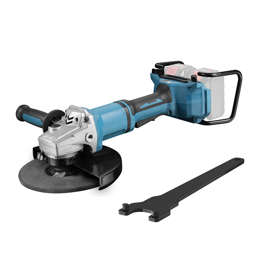 Brushless Angle Grinder Battery Powered - เครื่องเจียรไร้สายแบบมือถือ 180 มม. สำหรับงานไม้ ขัดเงา ตัดโลหะ