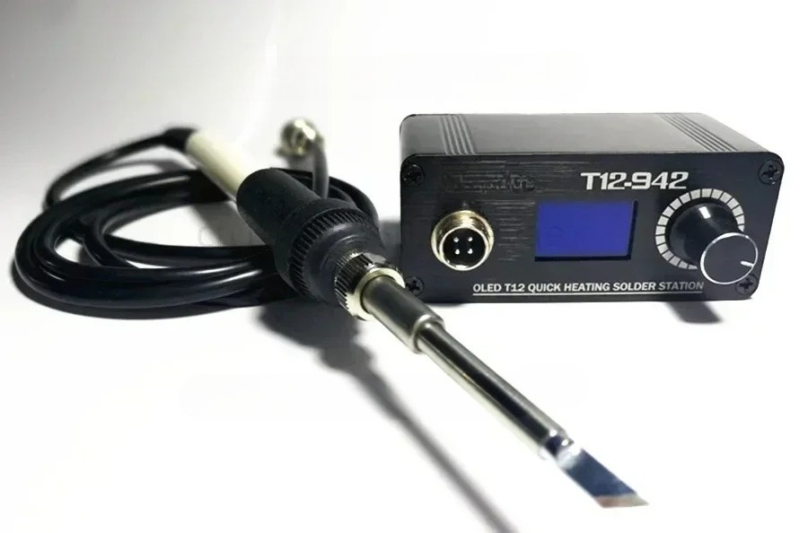 Digital Soldering Station T12 - MINI T12 STC OLED สถานีบัดกรีดิจิตอล 942