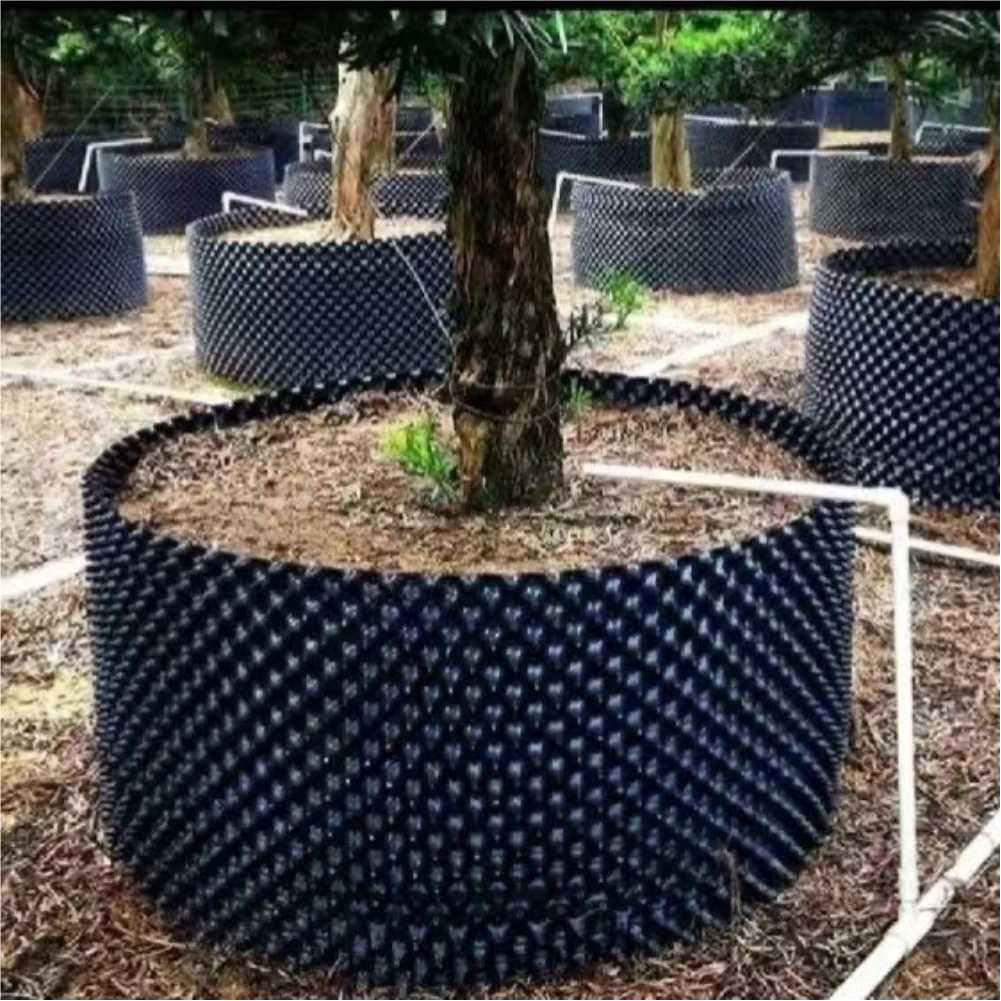 Garden Tools - กระถางปลูกต้นไม้แบบเร่งการเจริญเติบโต สำหรับปลูกบอนไซ พร้อมอุปกรณ์ย้ายปลูก กระถางเพาะชำแบบควบคุมการตัดแต่งราก กระถางเพาะชำแบบเร่งราก