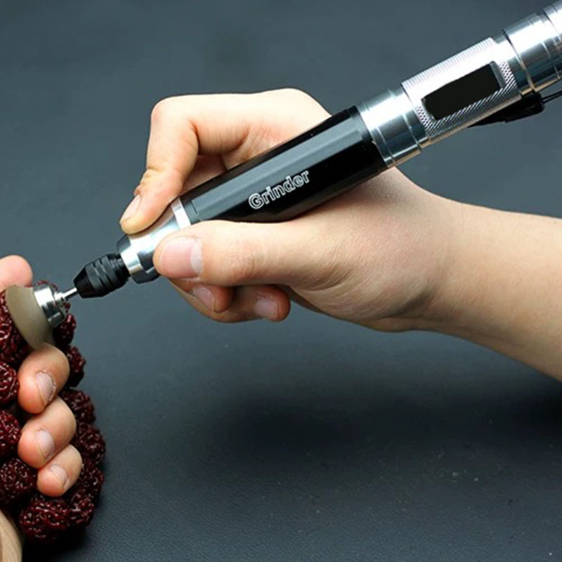 Cordless Rotary Tool Kit Accessories - ชุดเครื่องมือโรตารี่ไร้สายแบบใช้แบตเตอรี่ลิเธียม ปากกาแกะสลัก แปรงทำความสะอาด สว่านมือ อุปกรณ์ขัดเงาแบบพกพา