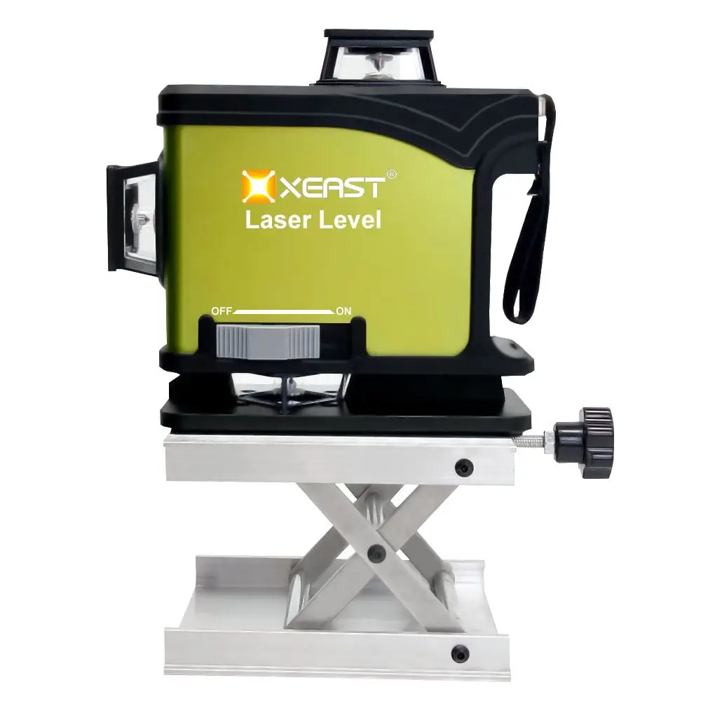 Laser Level 16 Lines 4D Green - เลเซอร์ไดโอดสีเขียว 16 เส้น 4D ติดตั้งแนวตั้ง ระยะจากผนังสูงสุด