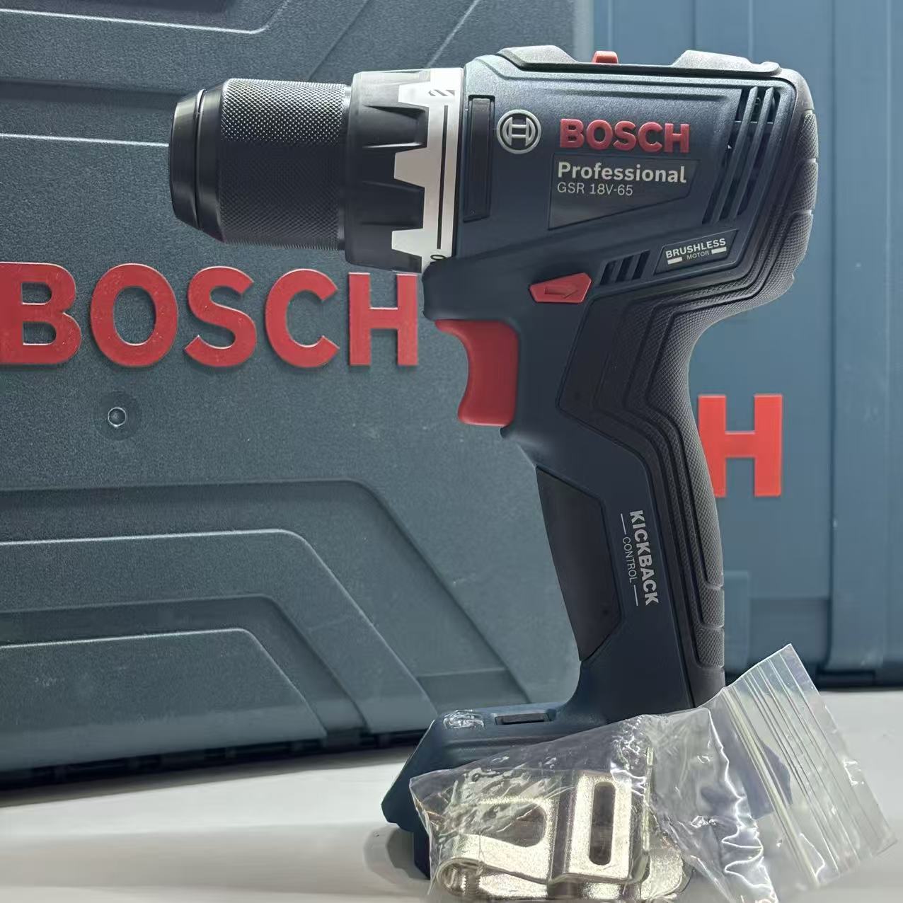 Brushless Cordless Electric Drill 18V - บ๊อช GSR 18V-65 สว่านไร้สายแบบไร้แปรงถ่าน 18V แรงบิดสูง