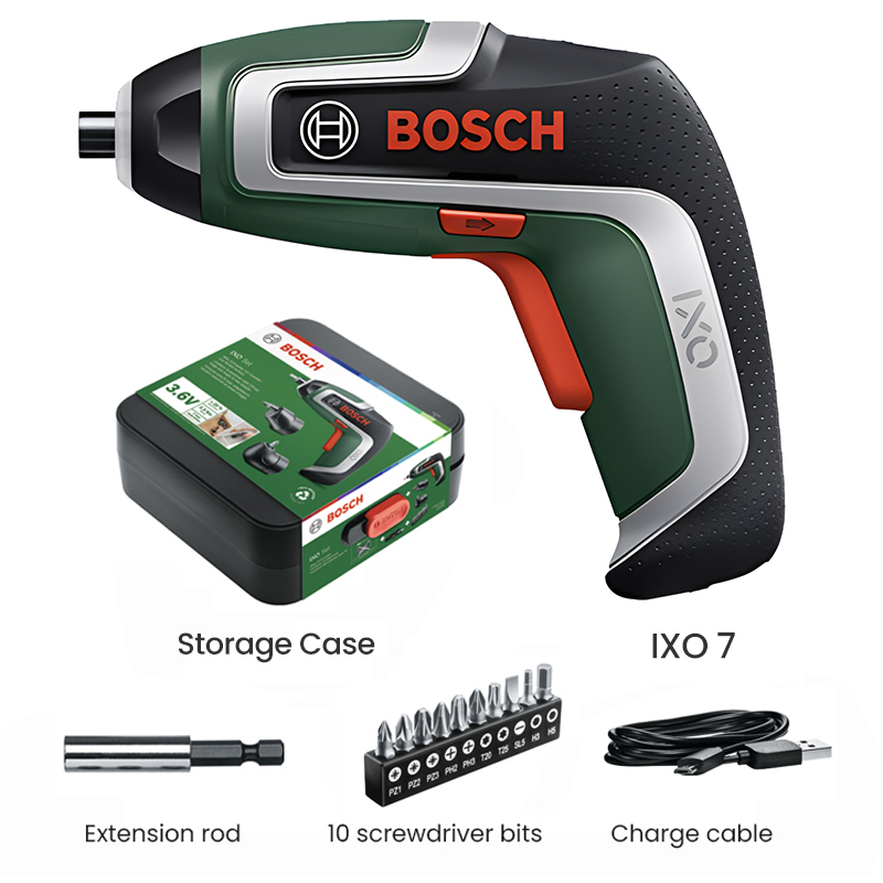 Electric Screwdriver Rechargeable Usb - ไขควงไร้สาย Bosch IXO 7, ไขควงไฟฟ้าขนาดเล็กแบบชาร์จไฟได้ด้วย USB