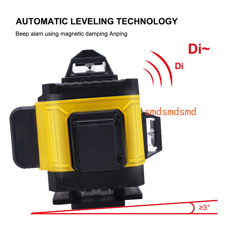 เครื่องระดับเลเซอร์ 4 มิติ 16  - Laser Level 16 Lines 4D Green บทวิจารณ์และราคา