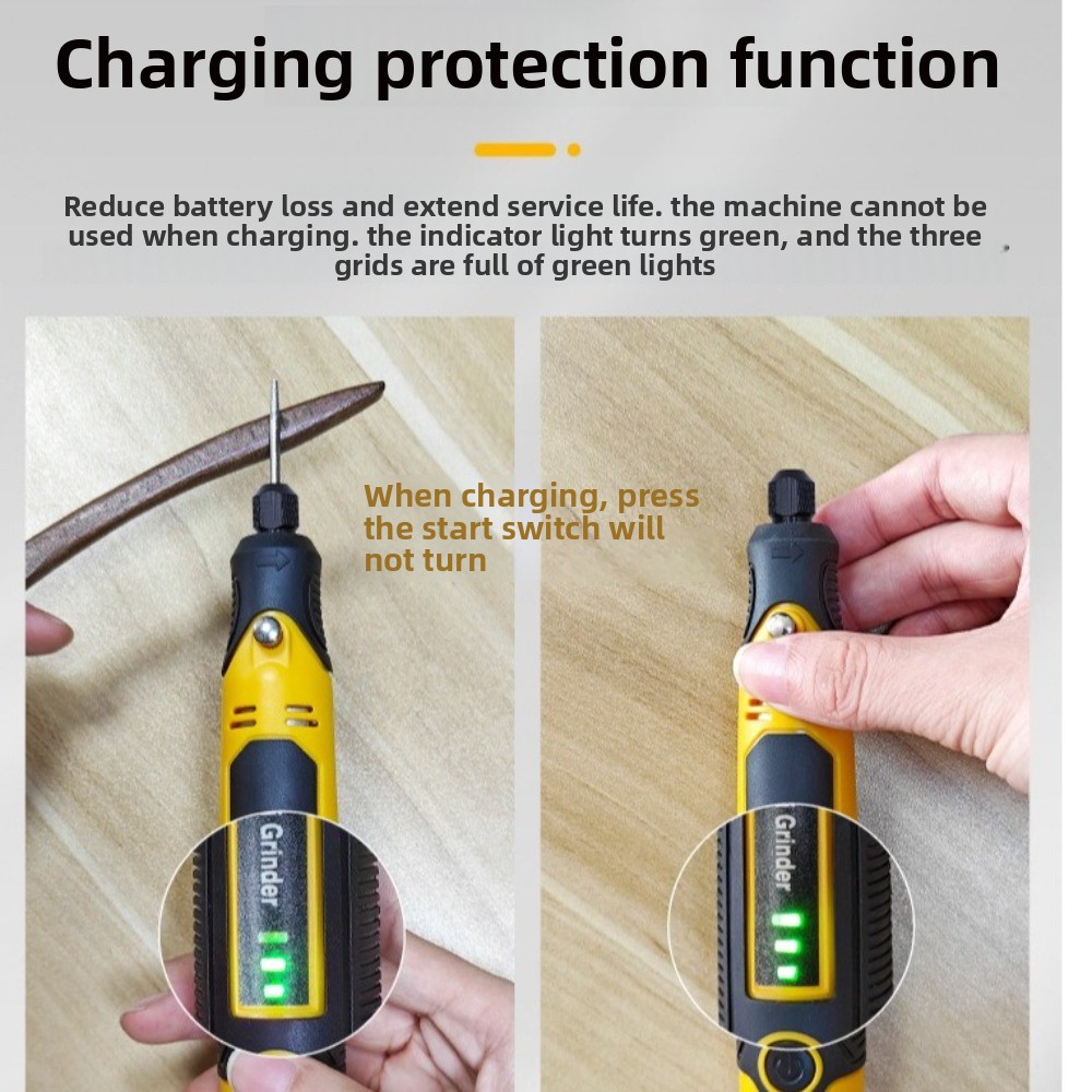 เครื่องเจียรมินิไร้สาย ปรับควา - Cordless Rotary Tool Kit Accessories บทวิจารณ์และราคา