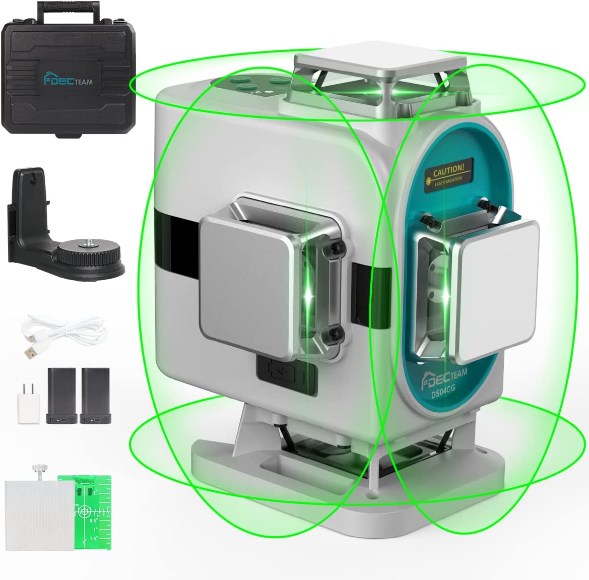 เลเซอร์ระดับแสงสีเขียว DS04CG  - Laser Level 16 Lines 4D Green บทวิจารณ์และราคา