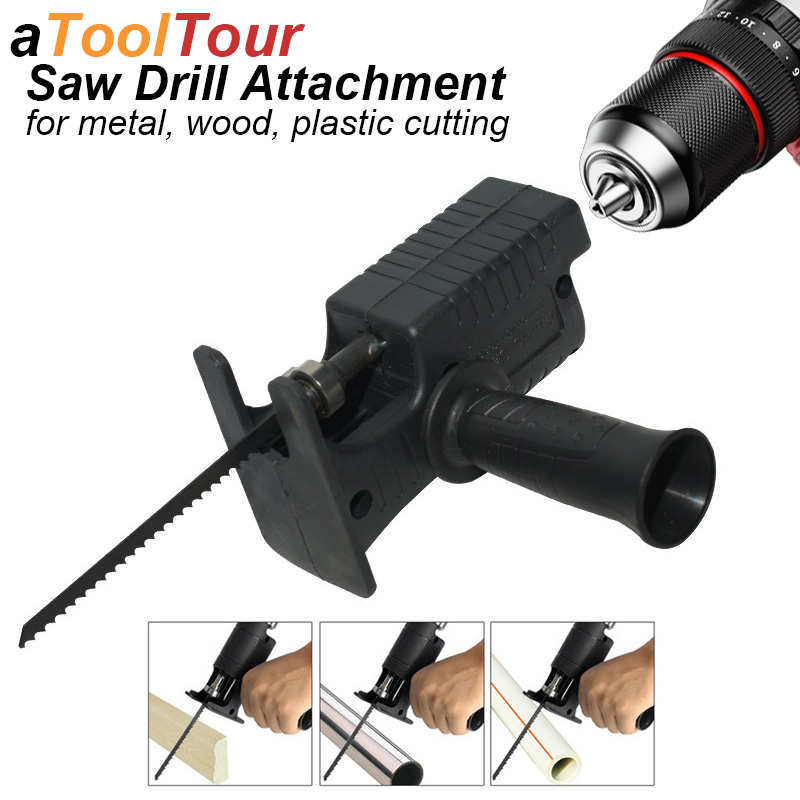 อะแดปเตอร์เลื่อยลูกสูบสำหรับสว - Reciprocating Saw Attachment Drill บทวิจารณ์และราคา