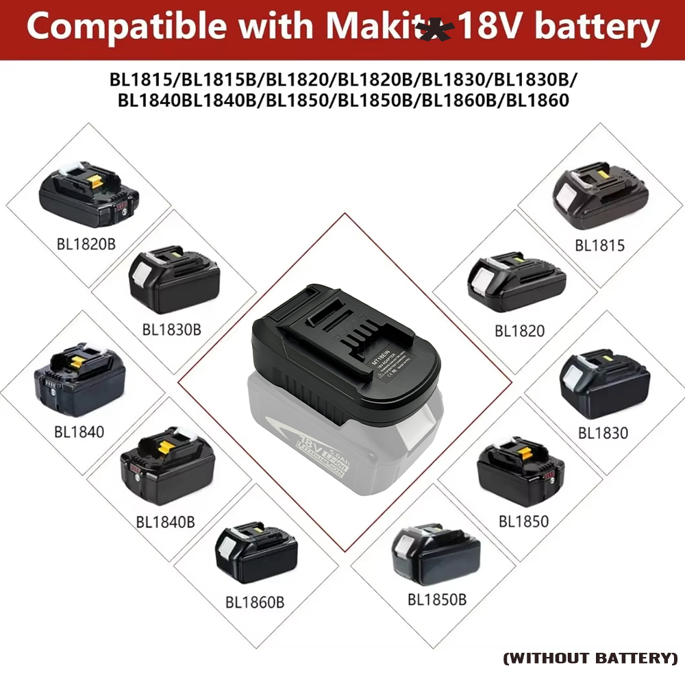 ตัวแปลง MT18EIN สำหรับ makita  - Brushless Cordless Electric Drill 18V บทวิจารณ์และราคา