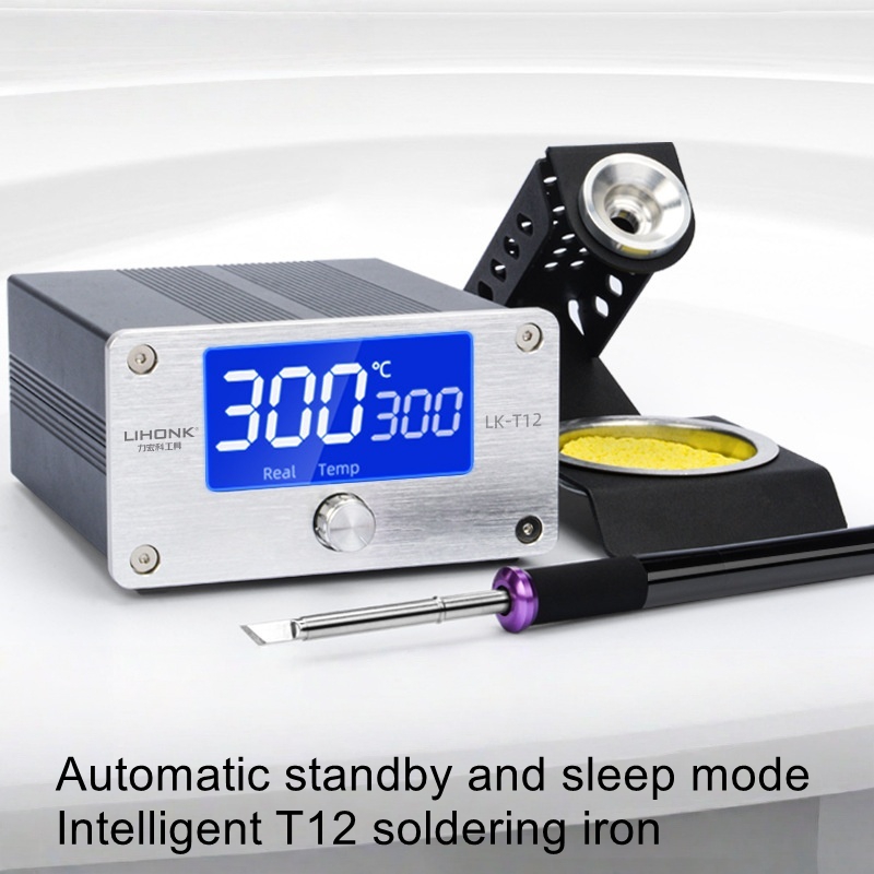 สถานีบัดกรี T12: หัวแร้งบัดกรี - Digital Soldering Station T12 บทวิจารณ์และราคา
