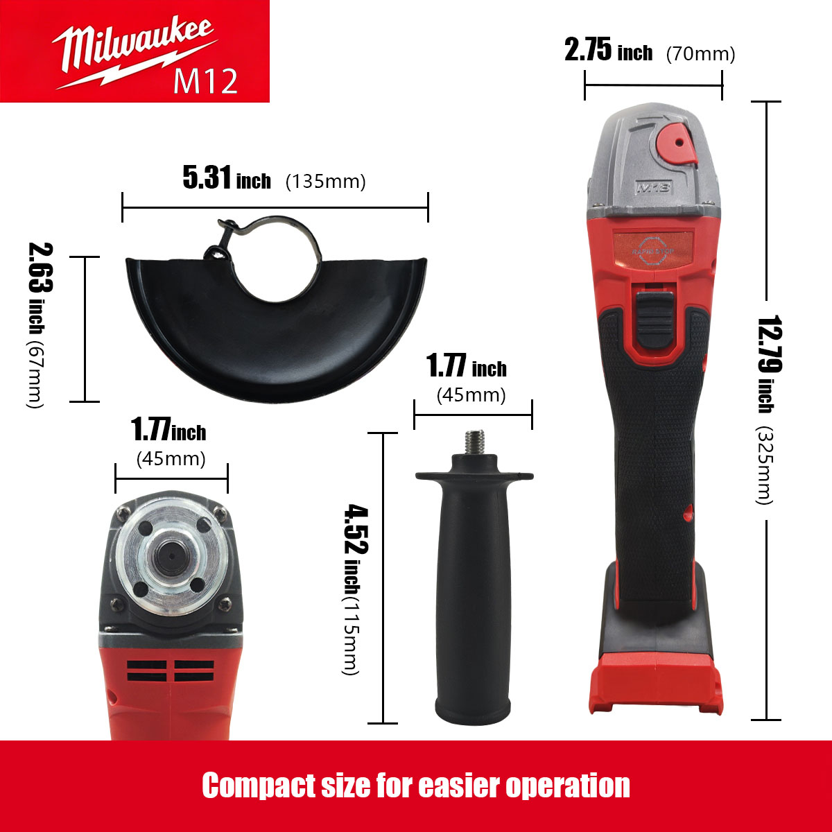 เครื่องเจียรไร้สาย Milwaukee M - Brushless Angle Grinder Battery Powered บทวิจารณ์และราคา