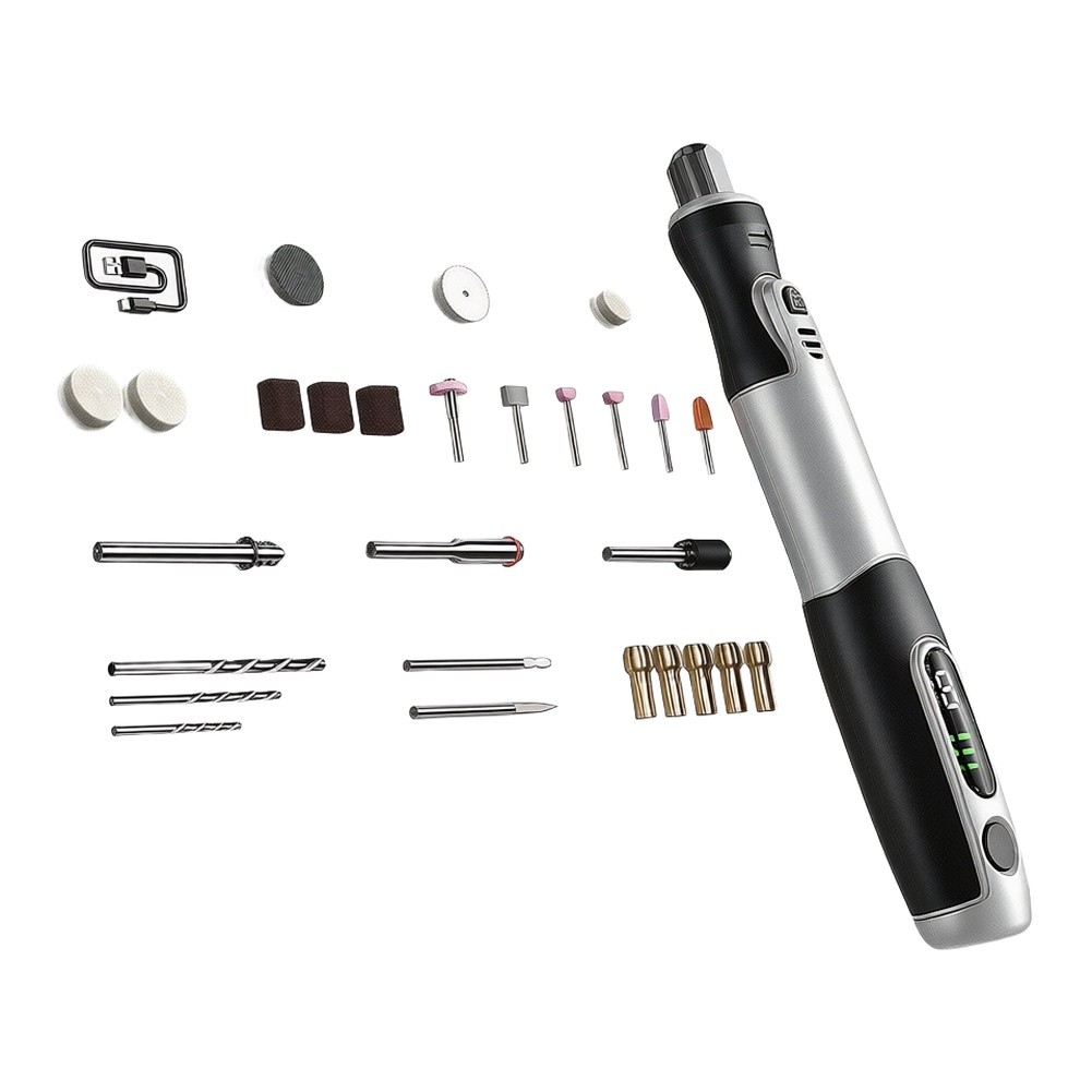 ชุดเครื่องมือโรตารี่ไร้สายแบบช - Cordless Rotary Tool Kit Accessories บทวิจารณ์และราคา