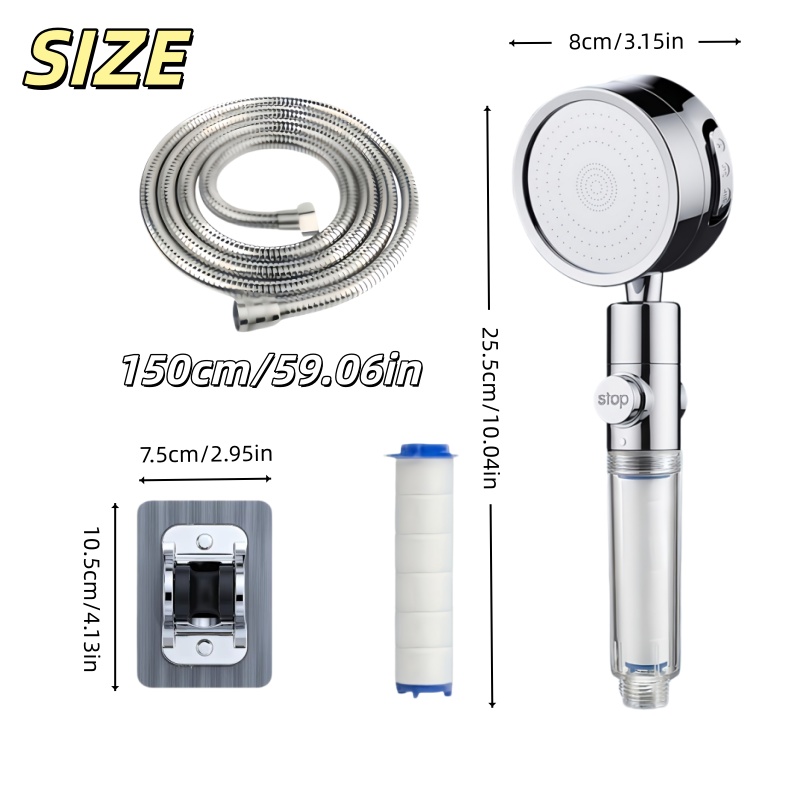 ฝักบัวมือถือแบบมีหน้าต่างกรองแ - Plumbing บทวิจารณ์และราคา