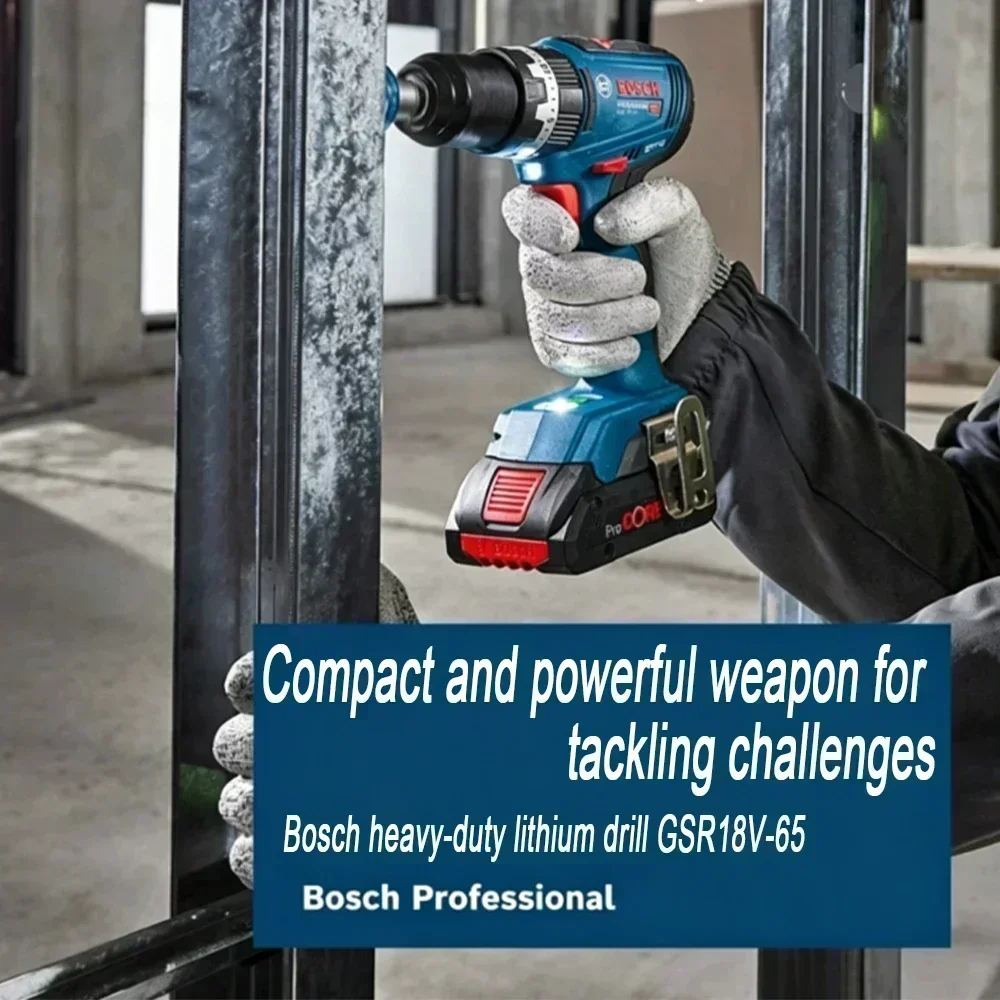 บ๊อช GSR 18V-65 สว่านไร้สายแบบ - Brushless Cordless Electric Drill 18V บทวิจารณ์และราคา