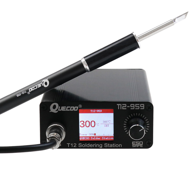 สถานีบัดกรี T12-959 V5.1 พร้อม - Digital Soldering Station T12 บทวิจารณ์และราคา