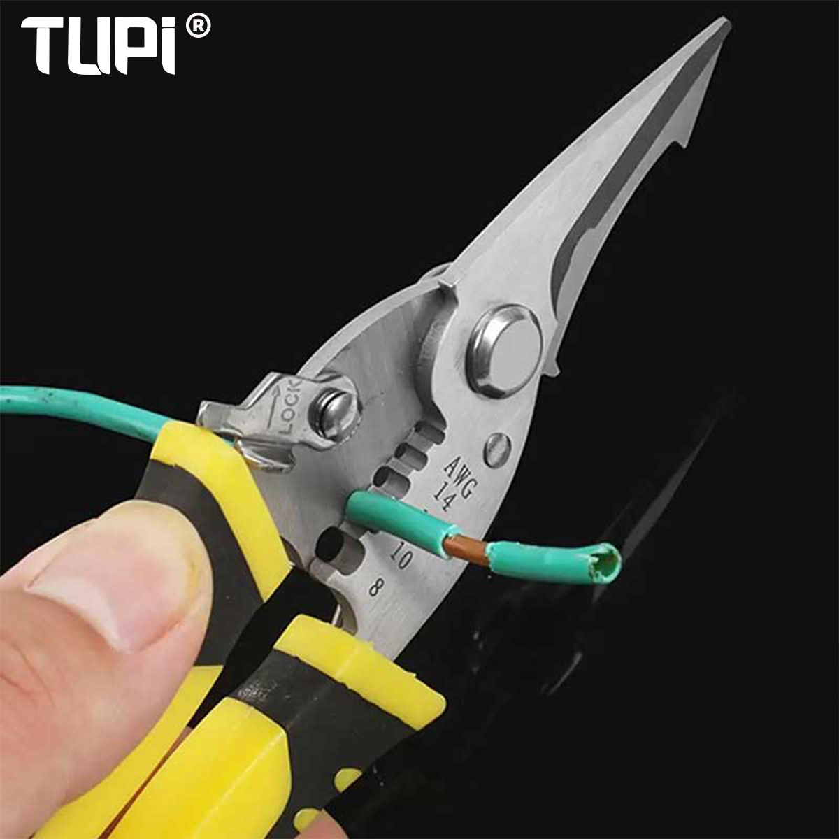 TUPI Pro คีมช่างไฟฟ้า 3 in 1 เ - Automatic Wire Stripper Cutter บทวิจารณ์และราคา