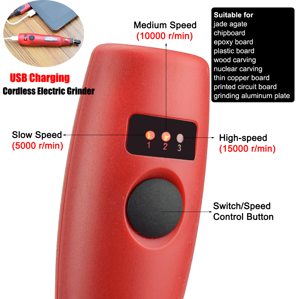 NEWACALOX ไร้สาย VARIABLE Spee - Cordless Rotary Tool Kit Accessories บทวิจารณ์และราคา