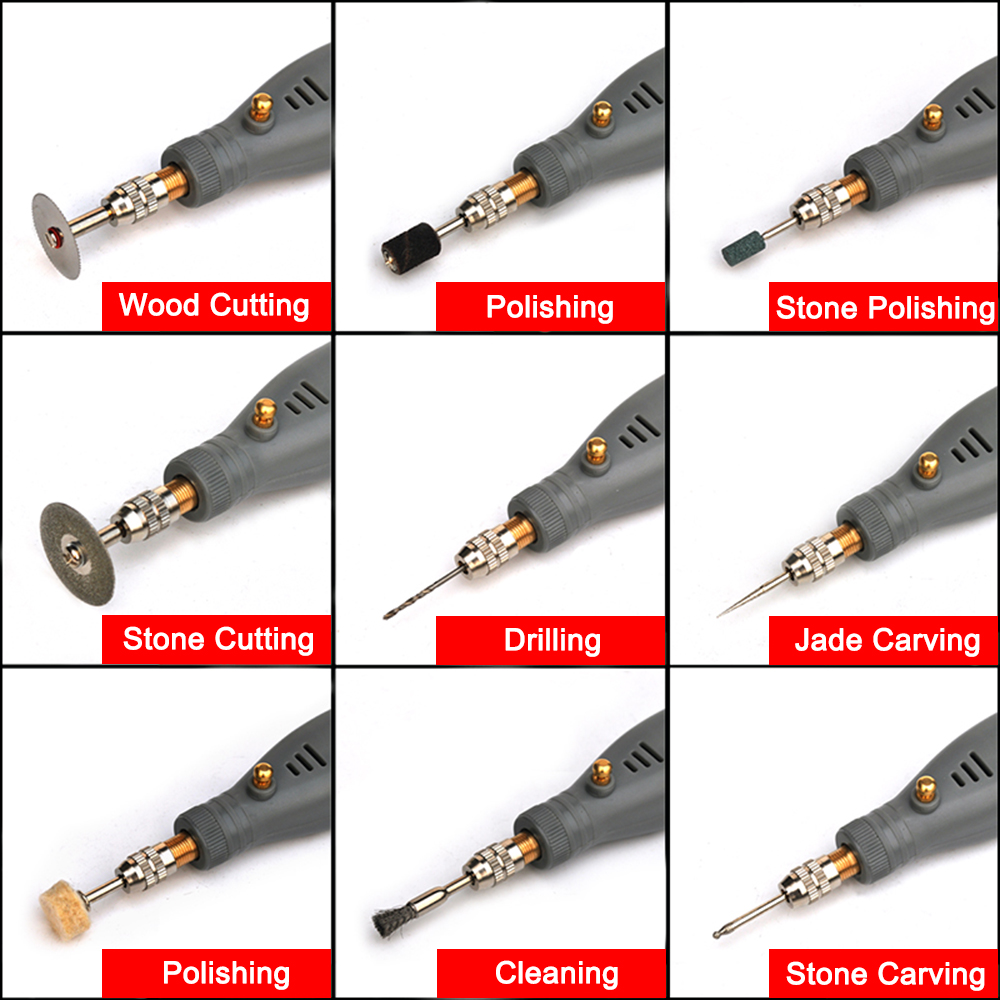 NEWACALOX ไร้สาย VARIABLE Spee - Cordless Rotary Tool Kit Accessories บทวิจารณ์และราคา