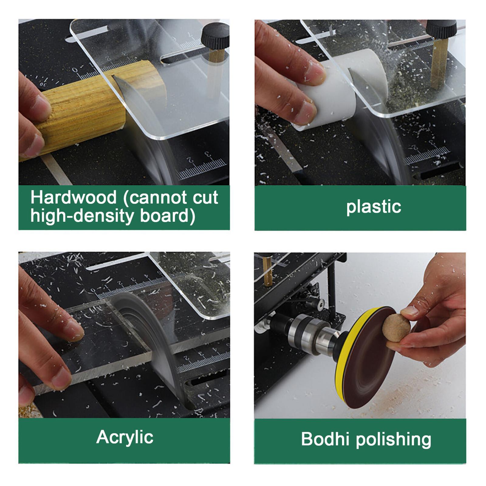 ชุดเลื่อยวงเดือนขนาดเล็ก 4 นิ้ - Mini Table Saw For Woodworking บทวิจารณ์และราคา