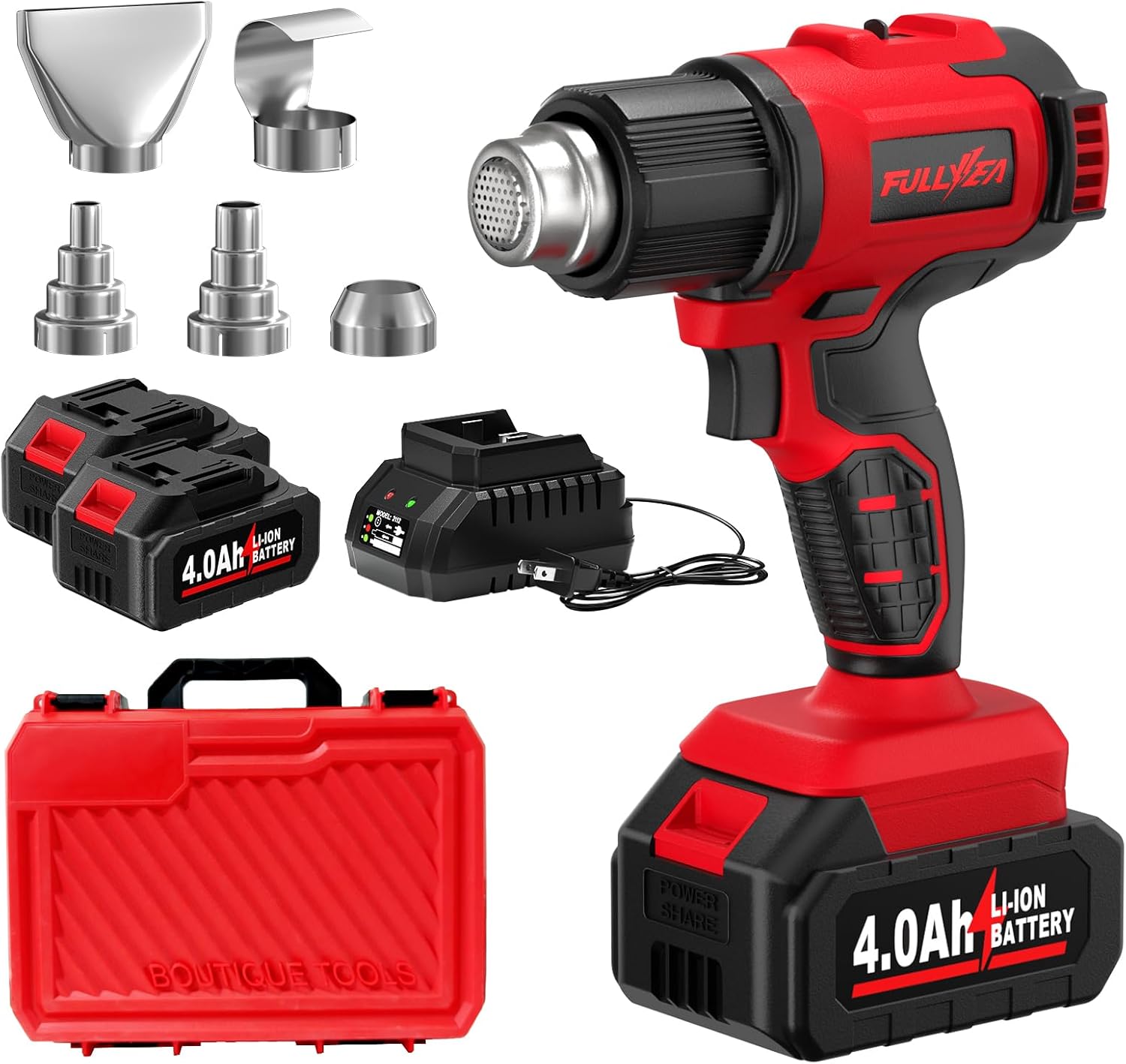 ปืนลมร้อนไร้สาย ความร้อนสูงสุด - Cordless Heat Gun For Shrink Tubing บทวิจารณ์และราคา