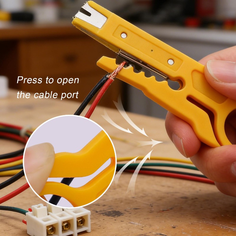 เครื่องมือตัดและปอกสายไฟแบบพกพ - Automatic Wire Stripper Cutter บทวิจารณ์และราคา
