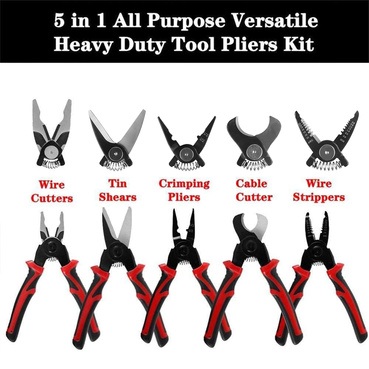 5 IN1 CRIMPING plier เครื่องตั - Automatic Wire Stripper Cutter บทวิจารณ์และราคา