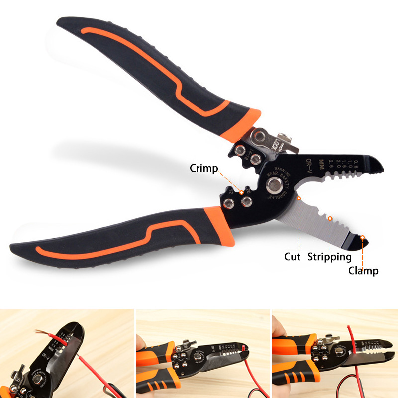 175 มม.ปอก CRIMPING คีม Wire S - Automatic Wire Stripper Cutter บทวิจารณ์และราคา