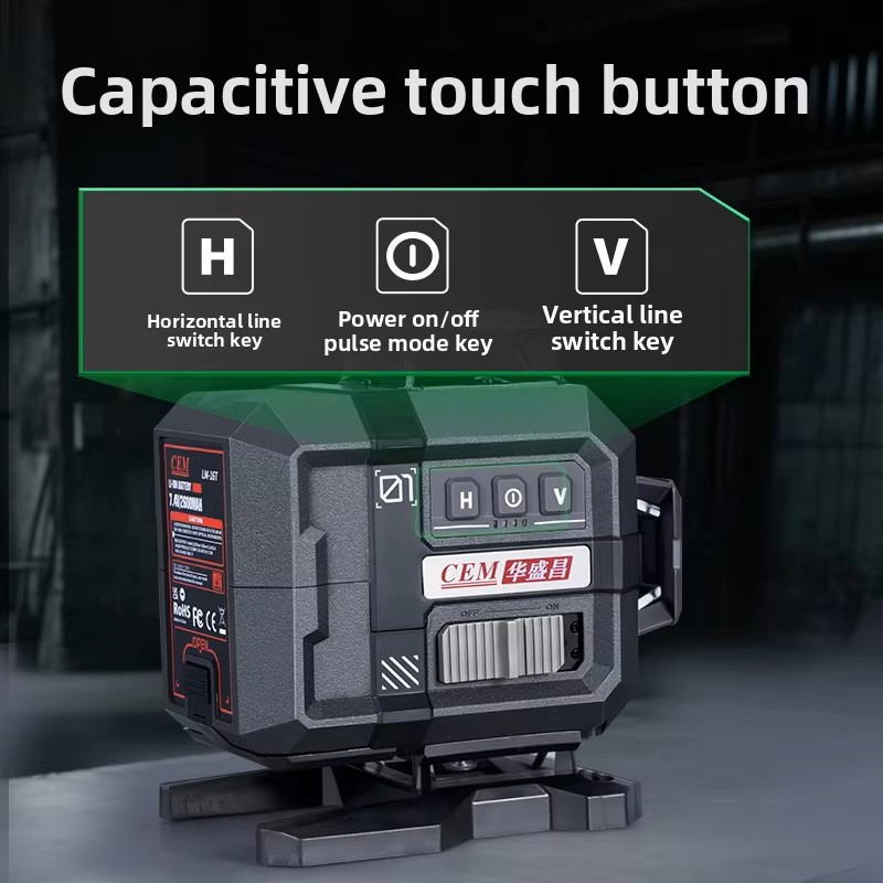 เครื่องวัดระดับเลเซอร์ไร้สาย C - Laser Level 16 Lines 4D Green บทวิจารณ์และราคา