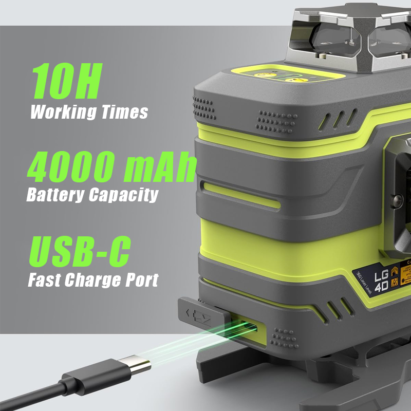 ระดับเลเซอร์ 16 เส้น 360 องศา  - Laser Level 16 Lines 4D Green บทวิจารณ์และราคา