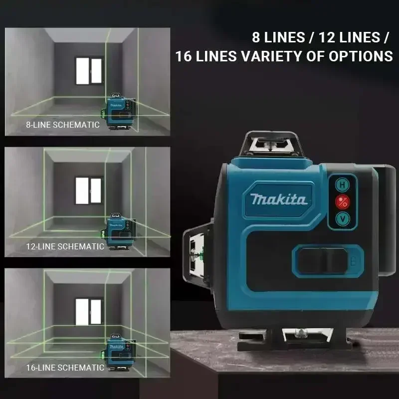 แบตเตอรี่ Makita 4.0Ah Max 40V - Laser Level 16 Lines 4D Green บทวิจารณ์และราคา