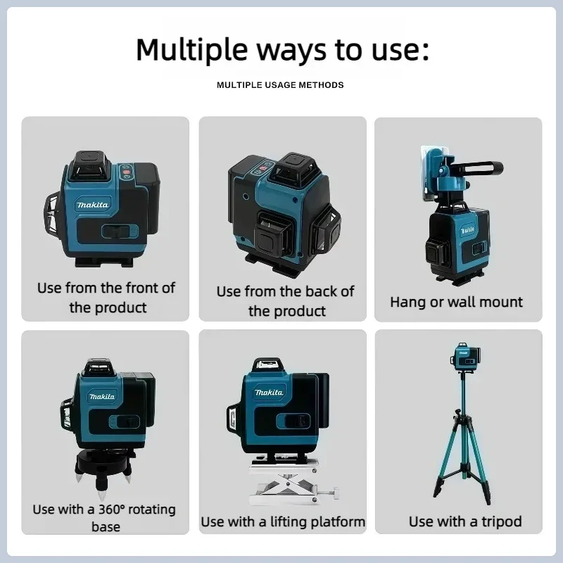 แบตเตอรี่ Makita 4.0Ah Max 40V - Laser Level 16 Lines 4D Green บทวิจารณ์และราคา