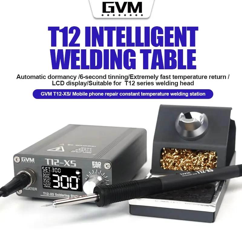 GVM T12-XS สถานีบัดกรีดิจิทัล  - Digital Soldering Station T12 บทวิจารณ์และราคา