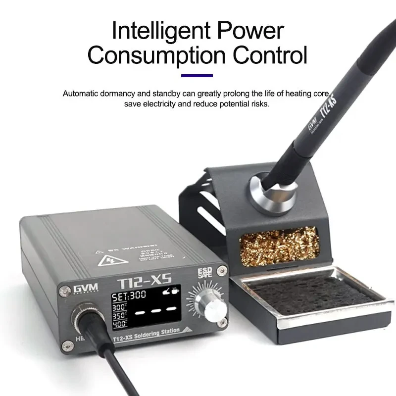 GVM T12-XS สถานีบัดกรีดิจิทัล  - Digital Soldering Station T12 บทวิจารณ์และราคา