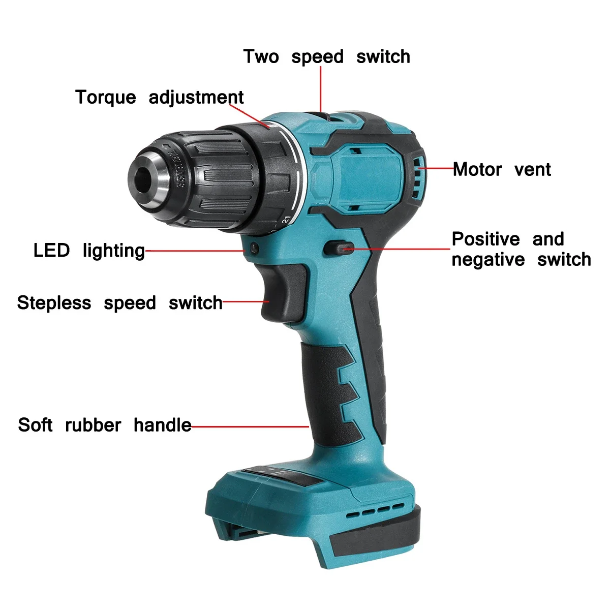 สว่านไฟฟ้า 18V 90N.m ไร้สาย แบ - Brushless Cordless Electric Drill 18V บทวิจารณ์และราคา
