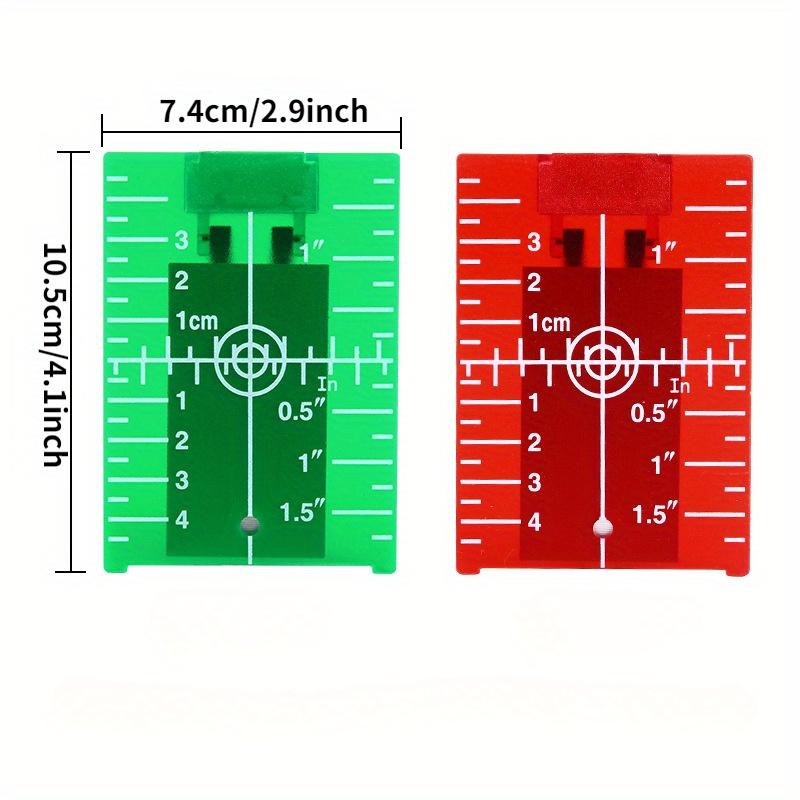 แผ่นการ์ดเลเซอร์ขนาด 1 นิ้ว (ซ - Laser Level 16 Lines 4D Green บทวิจารณ์และราคา