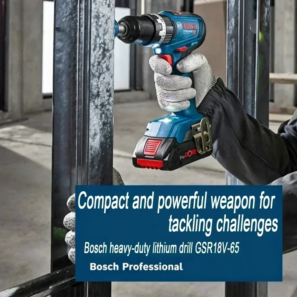 บ๊อช GSR 18V-65 สว่านไร้สายแบบ - Brushless Cordless Electric Drill 18V บทวิจารณ์และราคา
